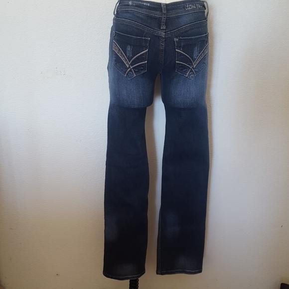 Low-rise Straight Leg Denim Jeans, Size 5,  It3 Me USA - Picture 2 of 5